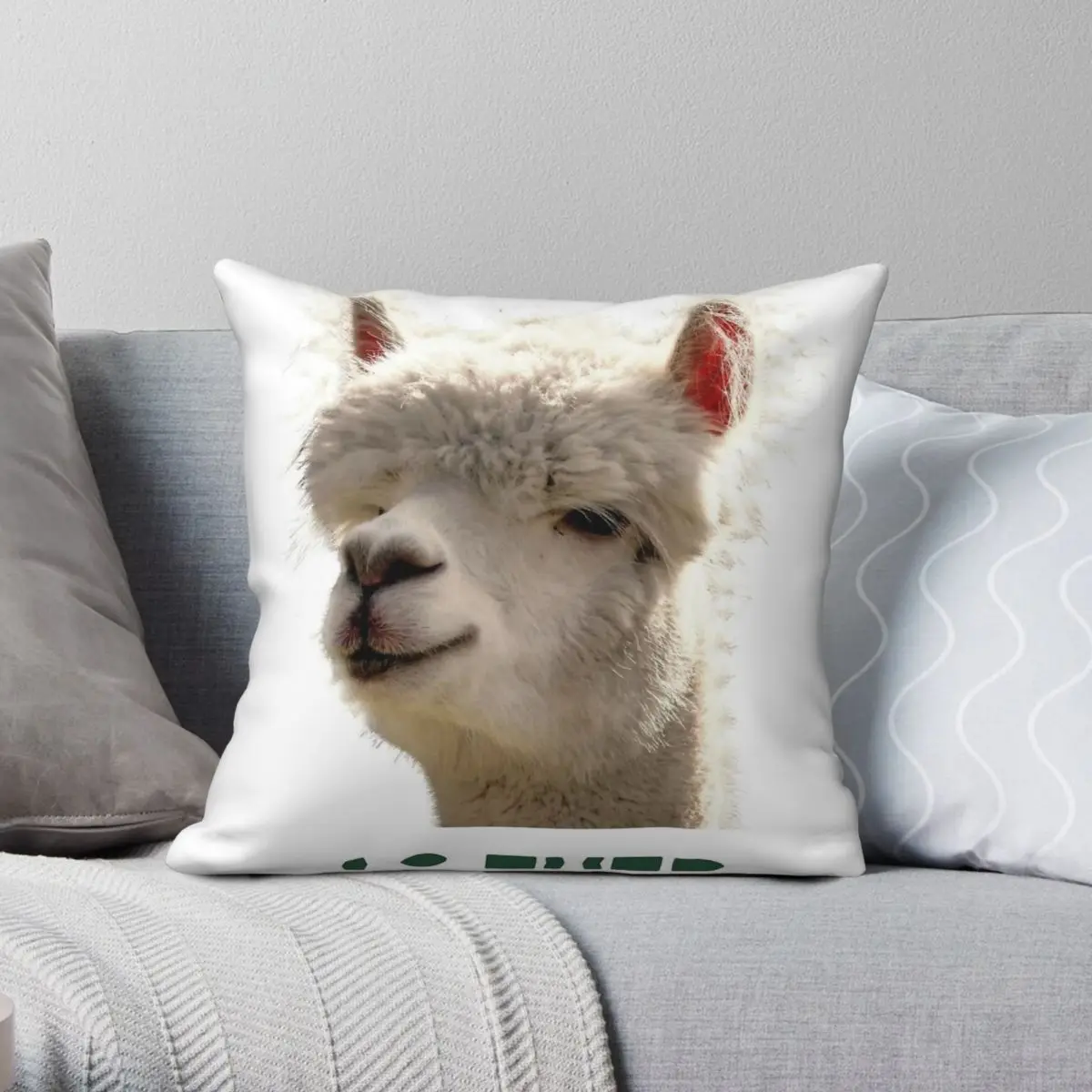 Alpaka Lama Sexy As Ever Pillowcase Polyester Linen Velvet Creative Zip Decorative Pillow Case Home Cushion Case