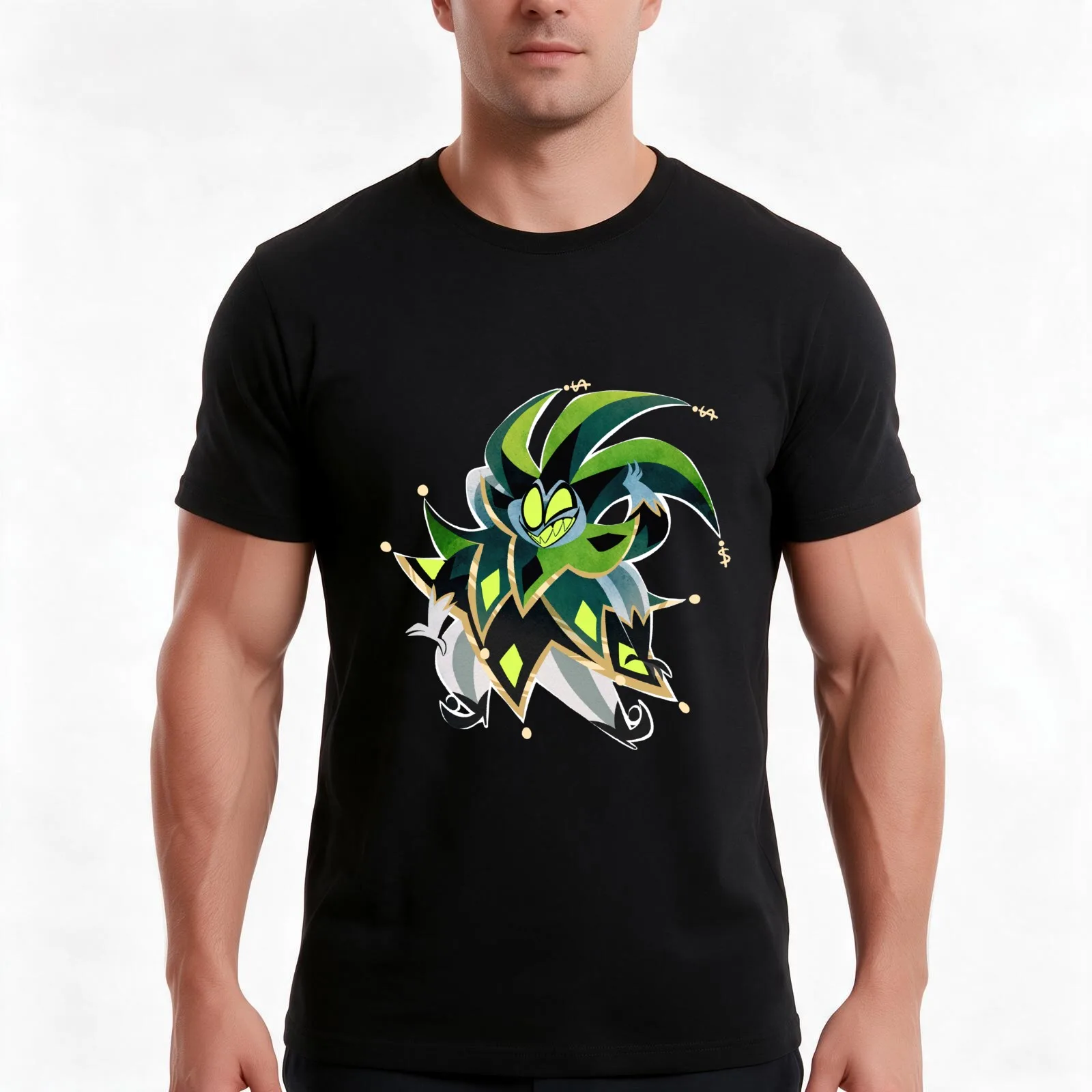 Helluva Boss - Mammon T-Shirt, Vintage Retro Graphic Tee, Unisex Summer Casual Streetwear Top