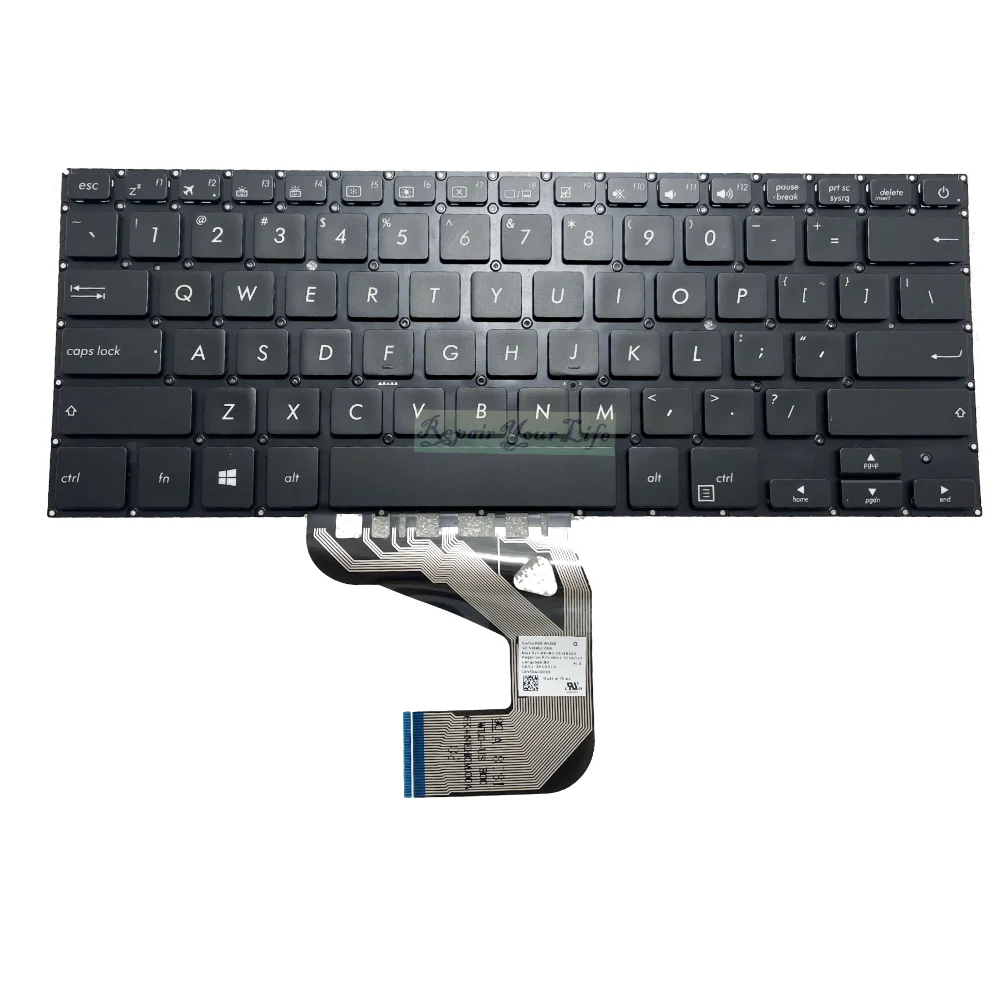 

US Nordic Portuguese Spanish Backlight Keyboard for ASUS VivoBook S406U S406UA V406U K406U X406 x406ua UX406 ux406ua 2P1SP13 New