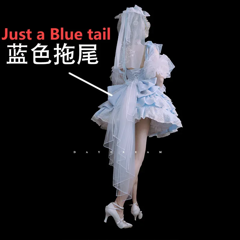 Abito Lolita oversize estivo senza fine dal design sussurro di Daydream, Lolita da sposa con fiori gemelli della migliore amica