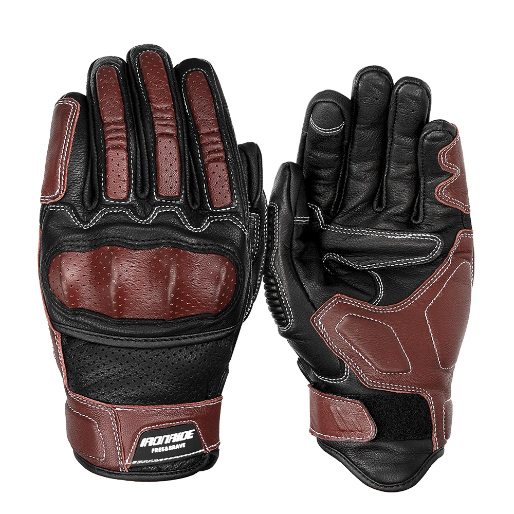 

Men's Motorcycle Gloves Summer Breathable Motocross Gloves Touch Screen Motorbike Gloves Leather Racing Riding Protective Gear