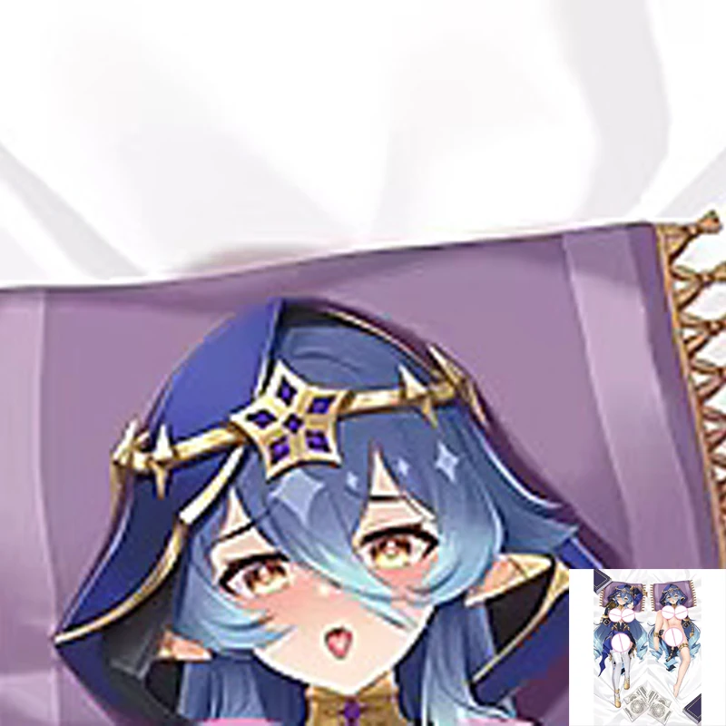 

Anime Dakimakura Pillow Case Fate Sexy and Busty Layla Double-Sided Halloween Decoration