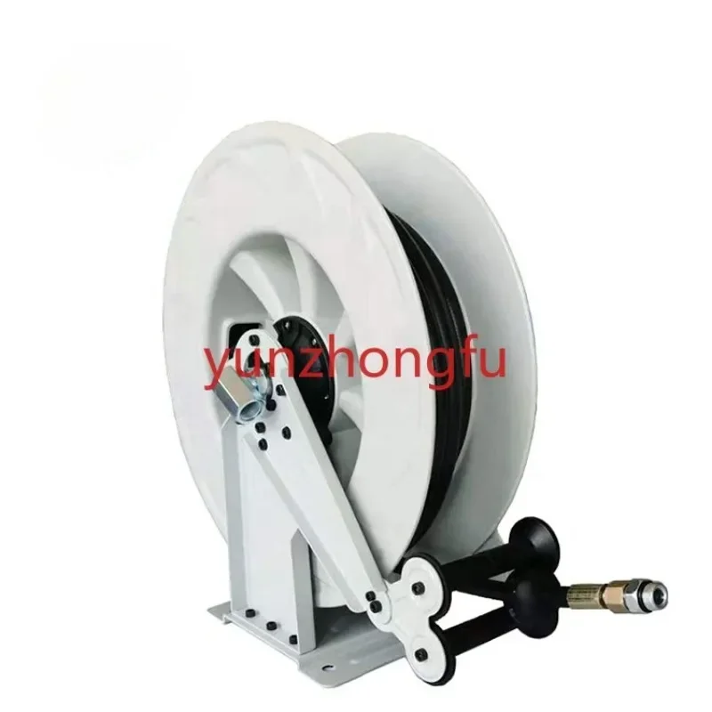 Wall Mounted Industrial High Pressure Oil Heavy Duty Spring Rewind Hydraulic Automatic Retractable Air Hose Reel