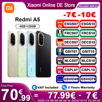 Global Version Xiaomi Redmi A5 4G Smartphone 6.88 ''120Hz Display 5200mAh Battery 32MP Real Camera 3.5mm Audio Jack