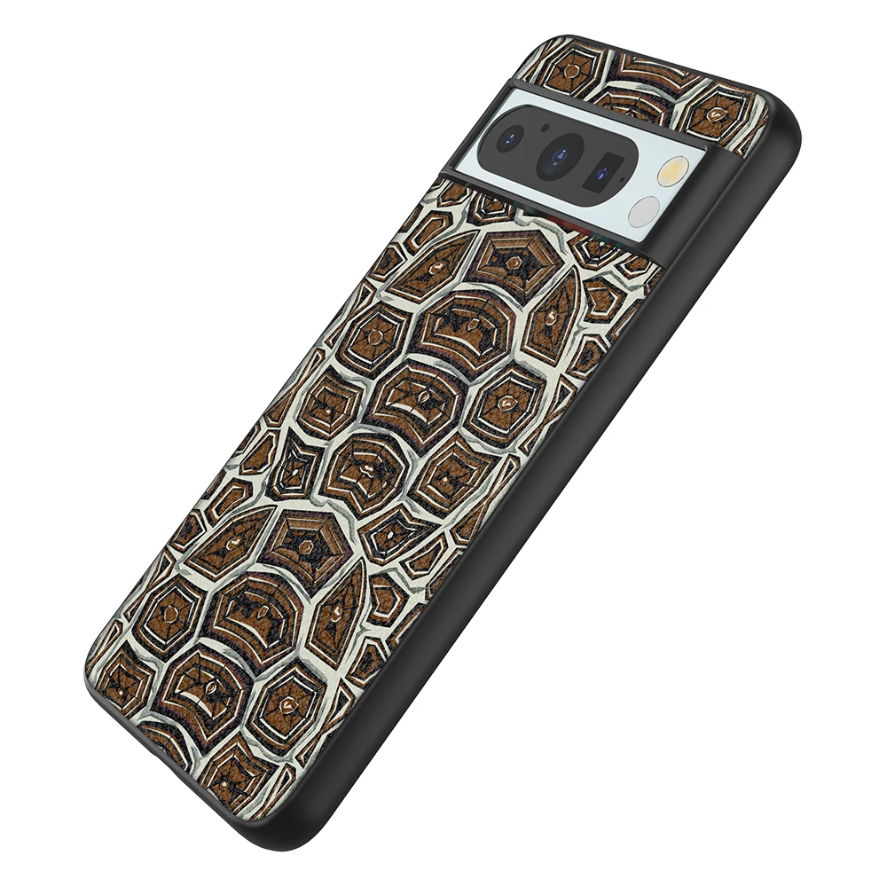 Back Cover Leather Case for Google Pixel 4 XL 4A 5 5A 5G 6 Pro 6A 7 Pro 7A 8 Pro 8A High Quality with Snake Skin Pattern Print