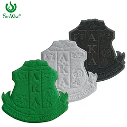 Giacca di Sorority ricamata in ciniglia personalizzata Alpha Kappa Alpha White Sorority di grandi dimensioni oversize AKA Sorority Iron on Patches