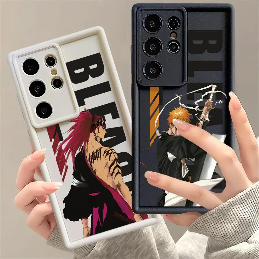 Anime Bleach Kisuke Urahara Phone Case for Samsung Galaxy A73 A72 A71 A54 A53 A52s A52 5G A51 A55 A35 A25 A15 4G Soft Cases