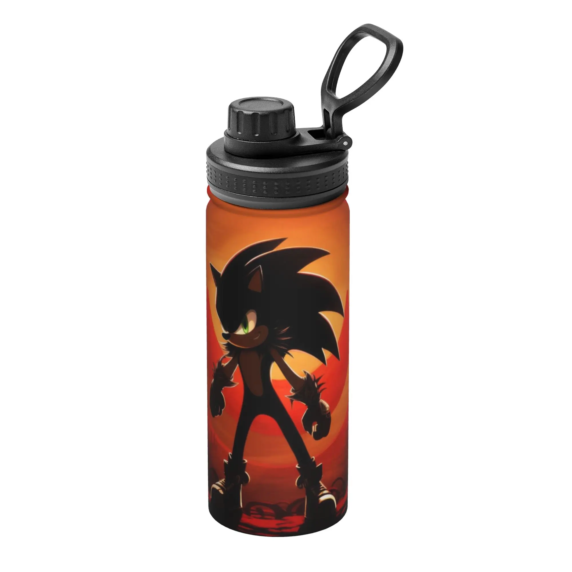 Shadow The Hedgehogs 18OZ Sports Insulated Kettle Thermal Cup Stainless Steel Office Home Mugs 18OZ