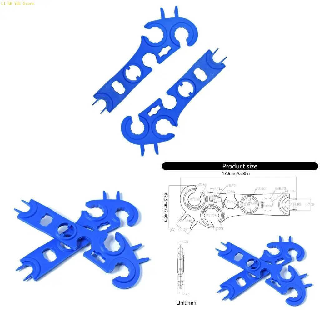 W3JE Lightweight Ergonomic Disconnects Wrench Spanner For Outdoor Solar Maintenance