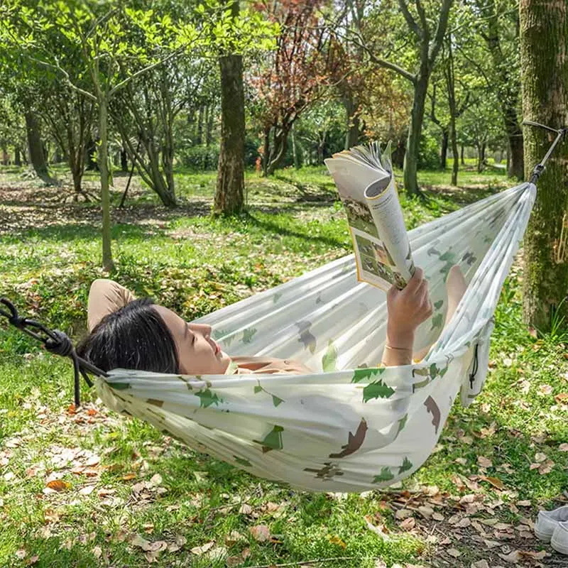 

Outdoor Garden Hammock Swings Travel Lounge Patio Terrace Hanging Hammock Balcony Sun Portable Rede De Descanso Camp Supplies