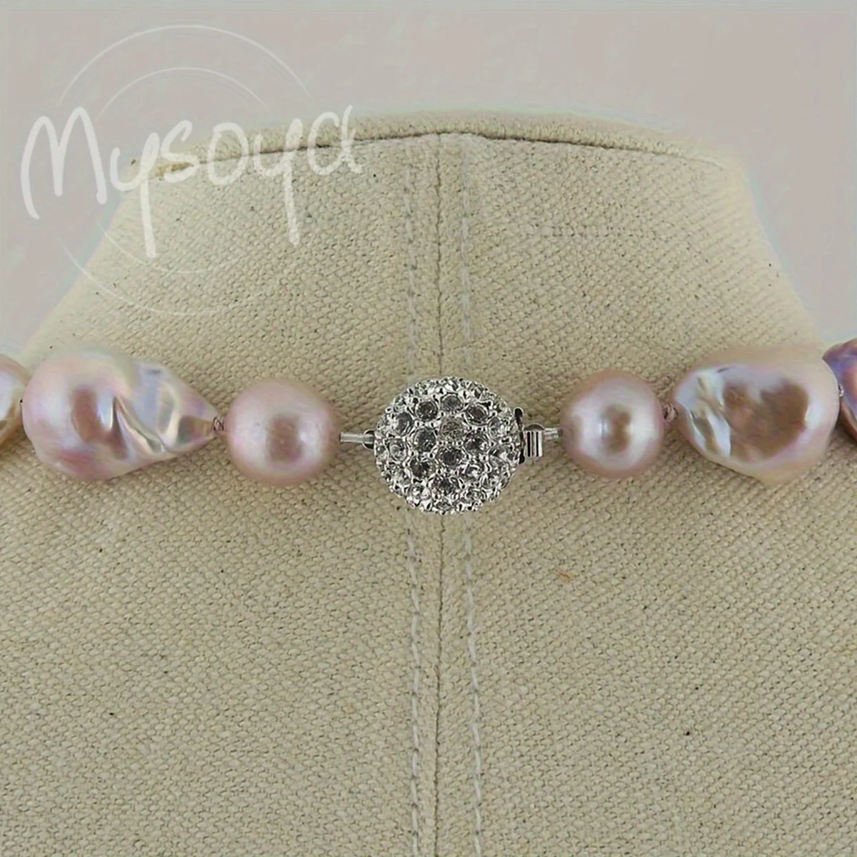 

MYSOYA 12-21 мм розовое фиолетовое ожерелье из пресноводного жемчуга в стиле барокко с подарочной коробкой идеальный подарок на свадьбу, день рождения, Рождество, Новый год