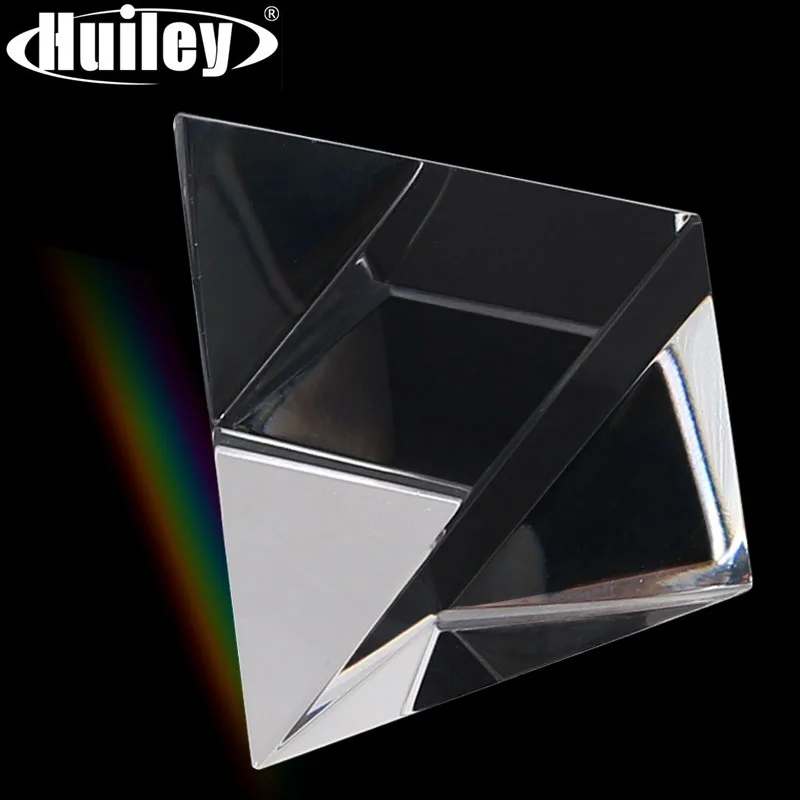 Prism Optical Glass Crystal Pyramid 40mm Rectangular Pyramid Polyhedral Popularization of Science Studying Home Students