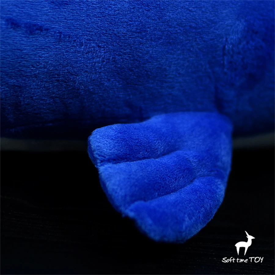 Sperm Whale High Fidelity Anime Cute Cachalot Plushie Pottwal Plush Toys Lifelike Animals Simulation Stuffed Doll Kawai Toy Gift