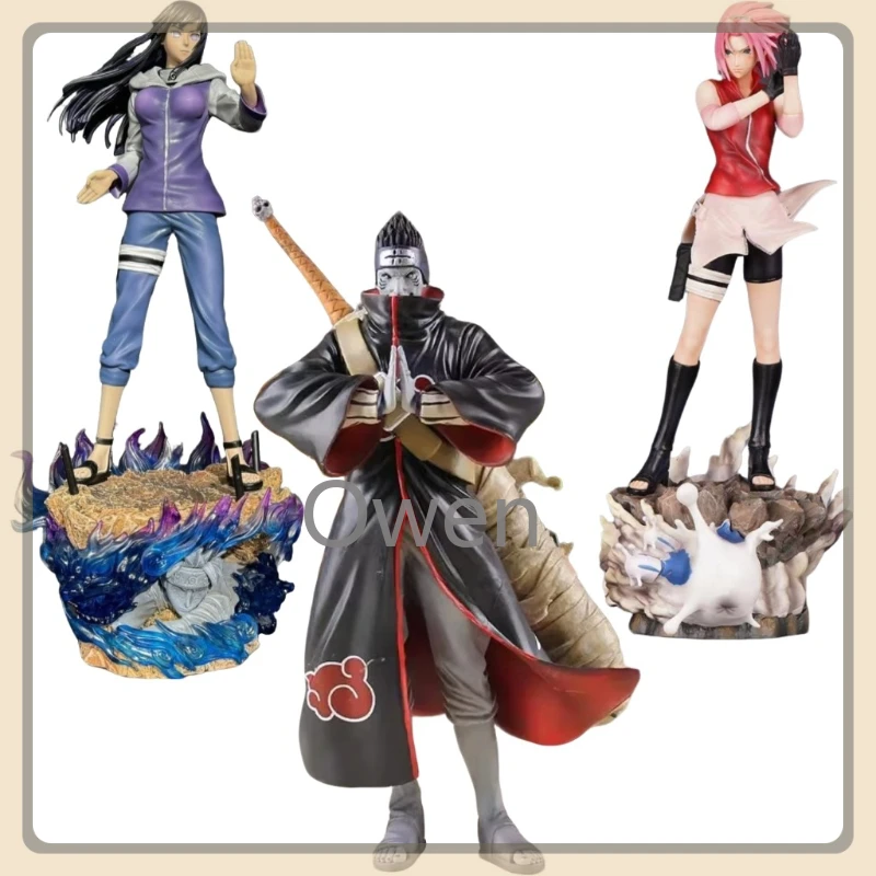 

Naruto Shippuden Anime Hyuga Hinata Figure Hoshigaki Kisame Action Figures PVC Big Statue Collection Model Decoration Toys Gifts
