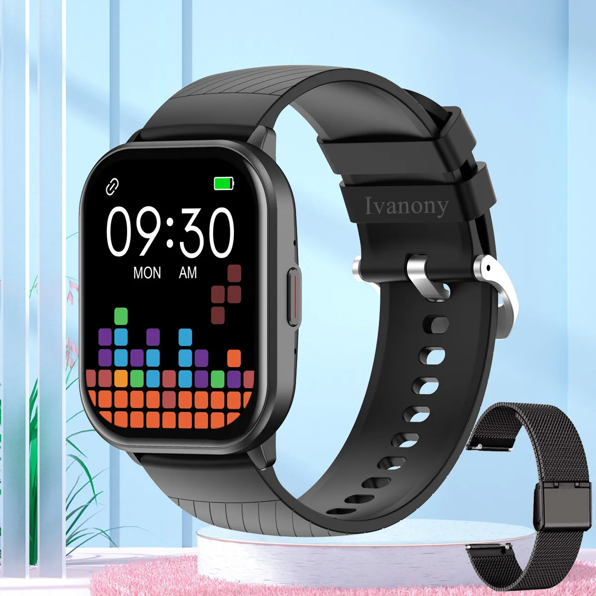 

Модные умные часы для мужчин и женщин, водонепроницаемые, IP68, Bluetooth, вызов, AI, голосовой помощник, фитнес-трекер, умные часы с напоминанием WhatsApp