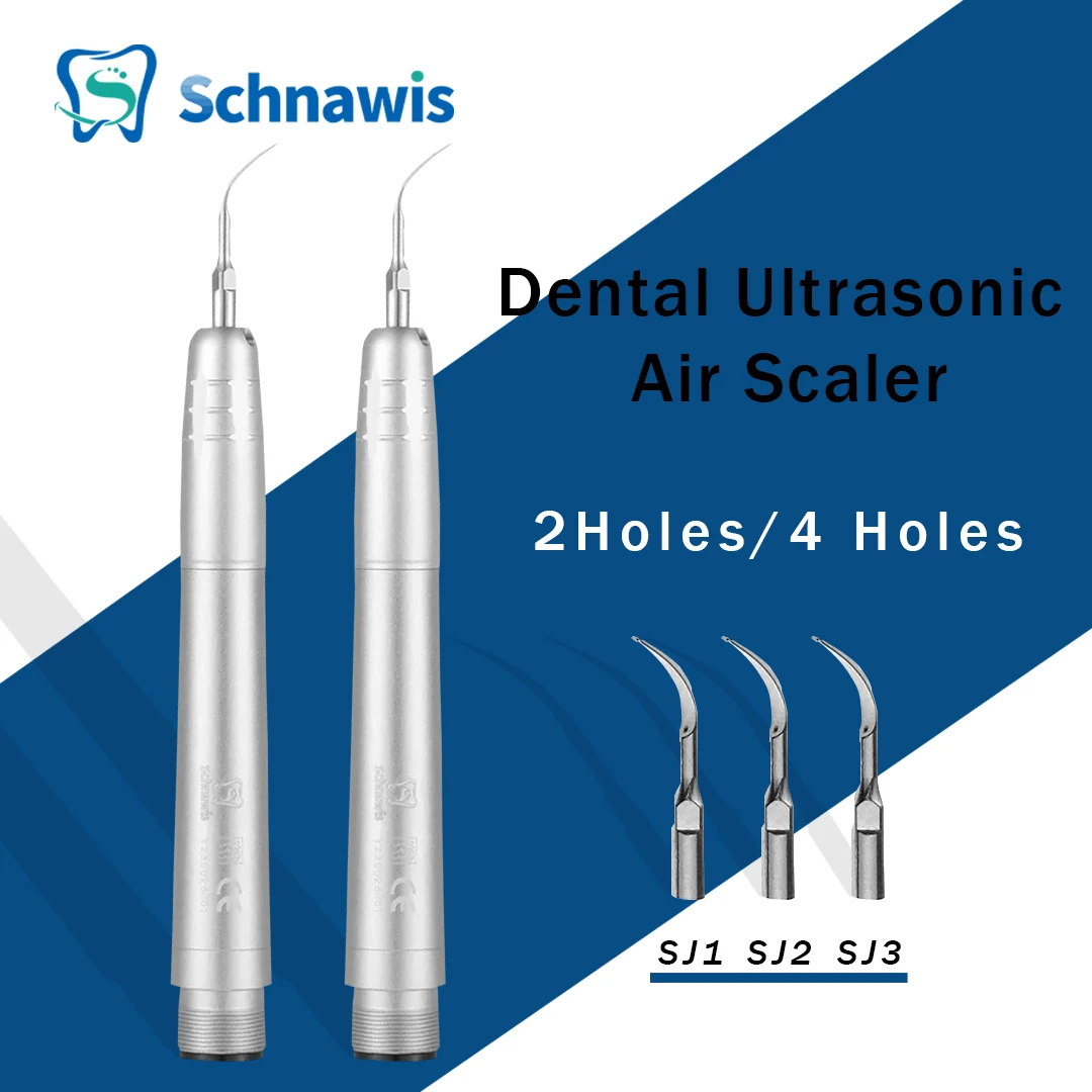 

Dental Ultrasonic Air Scaler with 3 Tips Tooth Calculus Remover Cleaning Tool Handpiece Whiten Tooth Cleaner Dentist Lab