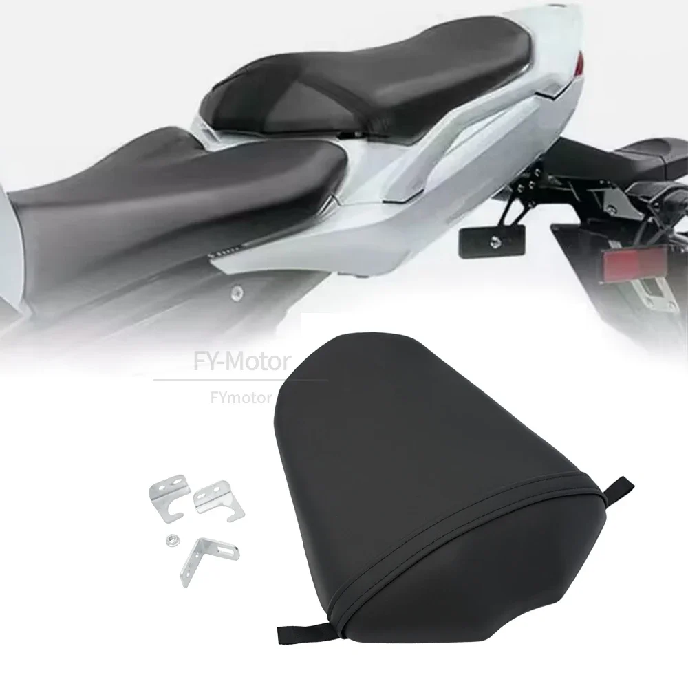 Motorcycle Rear Pillion Passenger Soft Seat Cushion Fit For Yamaha FZ1 Fazer S-Type FZ1-S FZ1-SA FZS1 FZS10 2006-2015