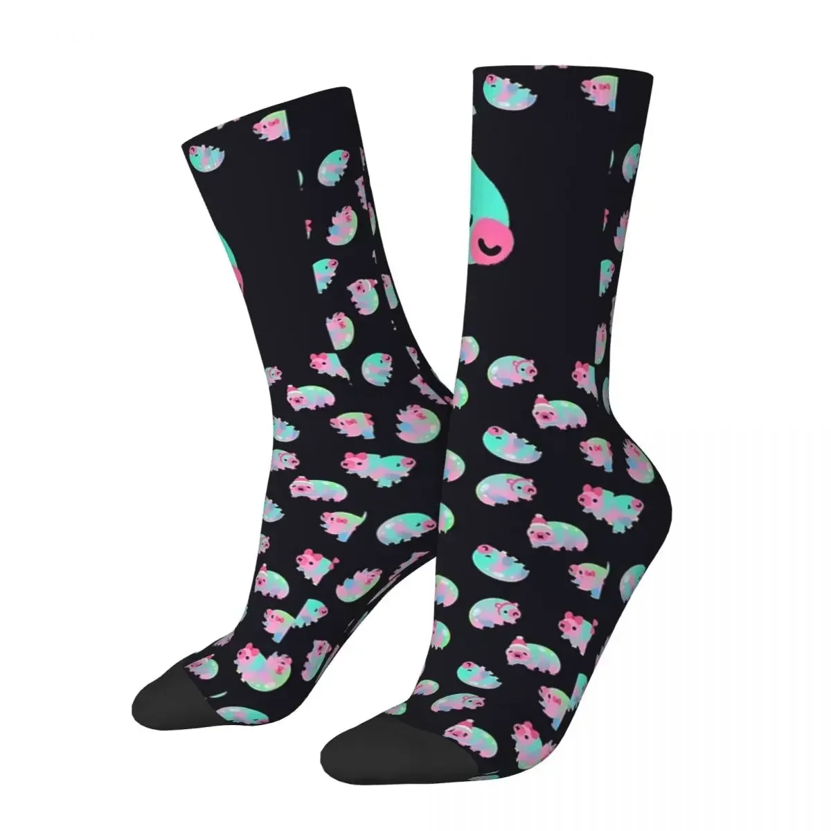 Water Bear(Tardigrades) Socks Harajuku High Quality Stockings All Season Long Socks Accessories for Man's Woman's Gifts