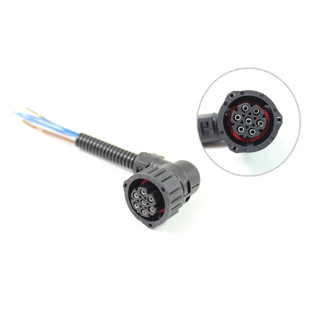 1PC 7 Pin Car Plug Socket For Scania For Volvo For Truck For Mercedes-Benz For Actros IVECO Tail Light Connector Wire Brand New