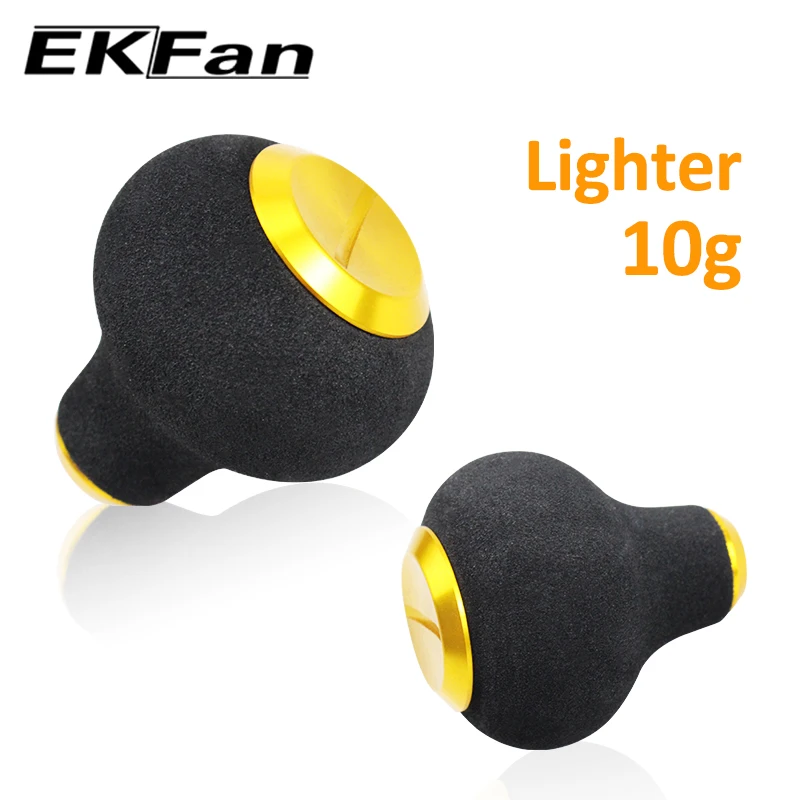EKFan EVA Material Fishing Reel Handle Knobs For Bearing 35MM Compatible With DAIWA&SHI Below 5000 Series