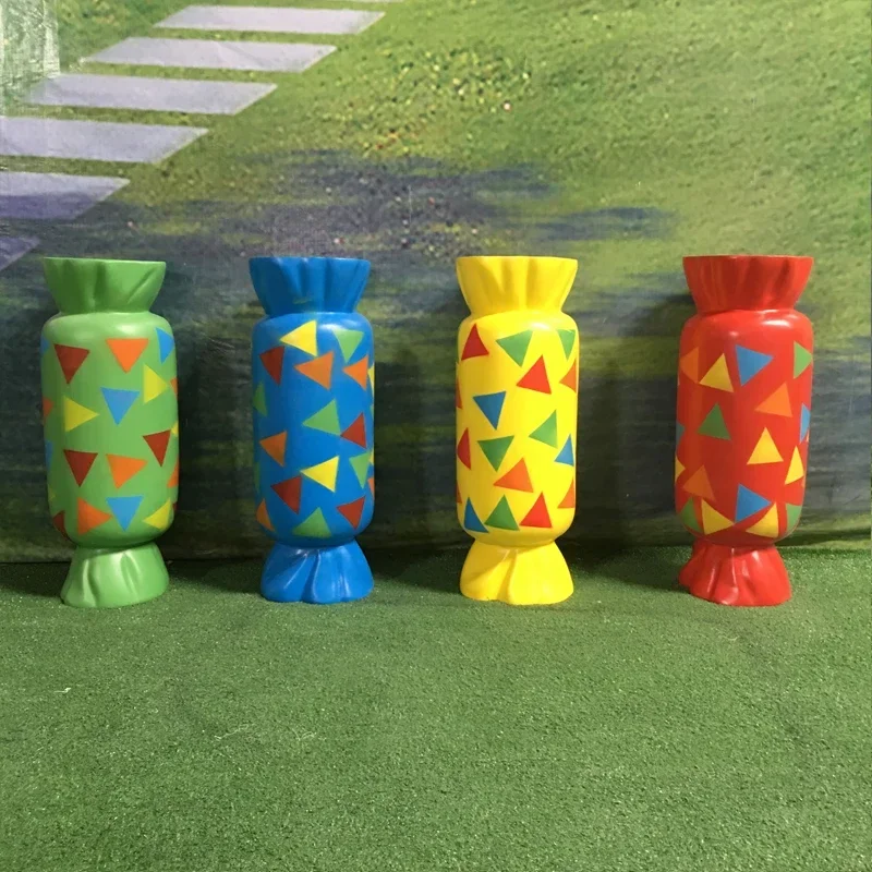 

great value for money giant fiberglass lollipop candy display props macaroon decorations for indoor party activity decor