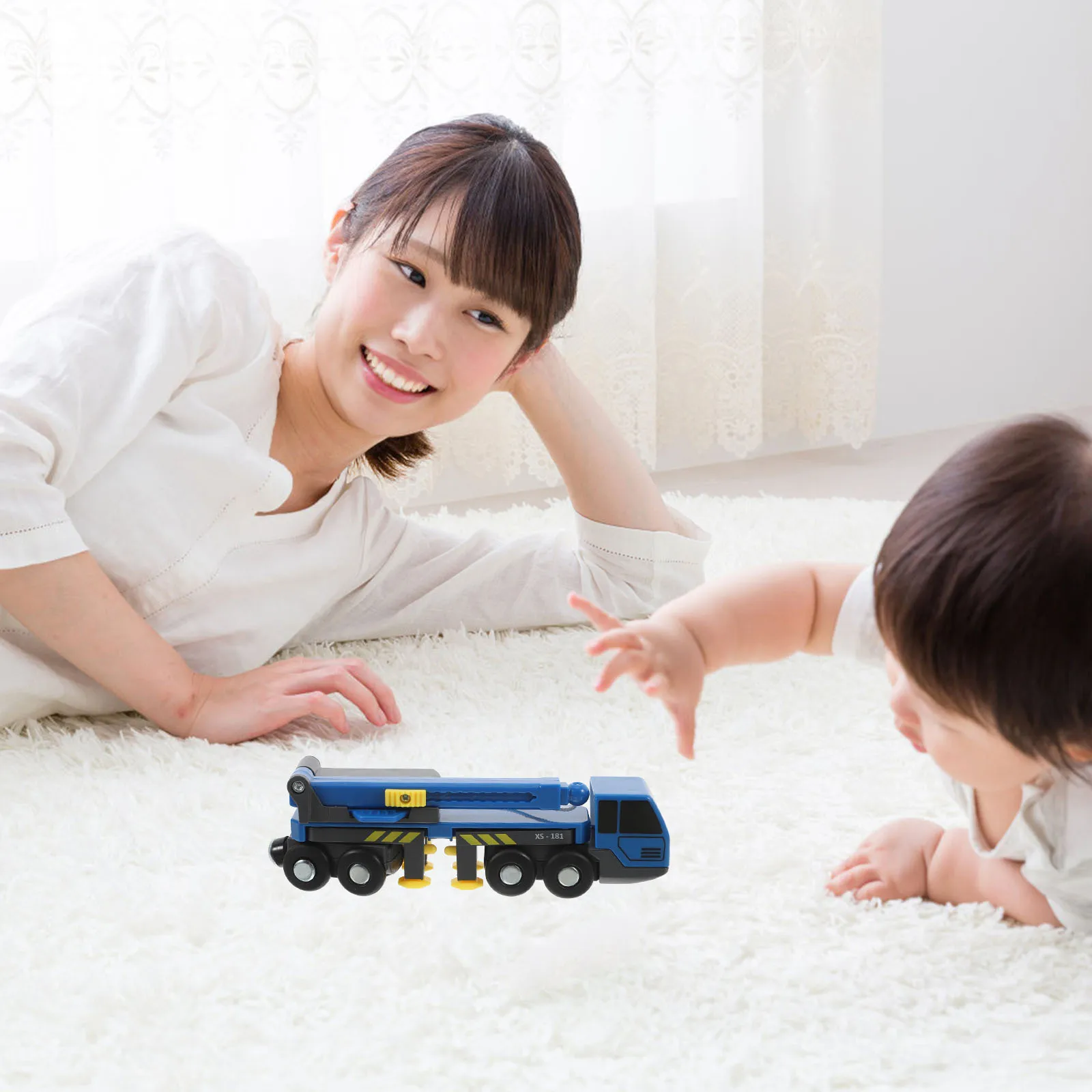 

Large Plastic Crane Construction Engineering Vehicle Telescopic Swivel Fully Functional Lifter Truck Crane Model