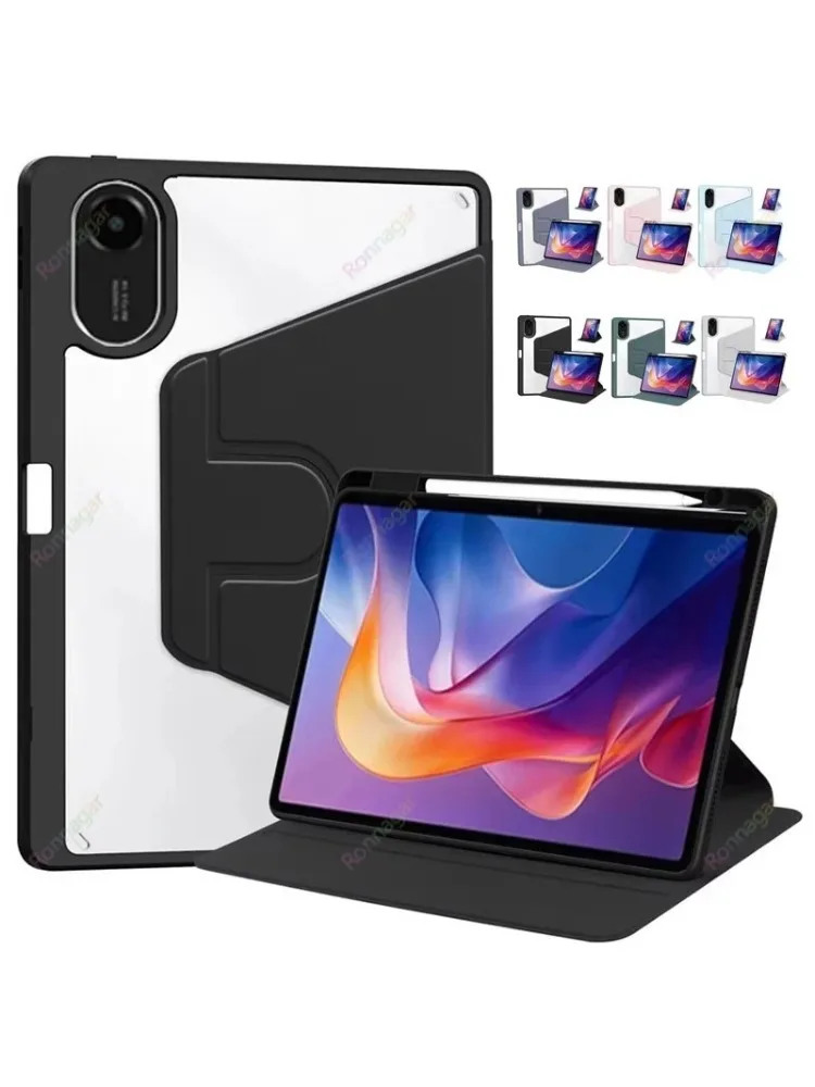 360 °   Etui obrotowe do Xiaomi Redmi Pad 2 11 cali, Redmi Pad Pro 12.1'' 2025, Redmi Pad SE 11'' 2023, pokrowiec z uchwytem na rysik — zdjęcie produktu 7