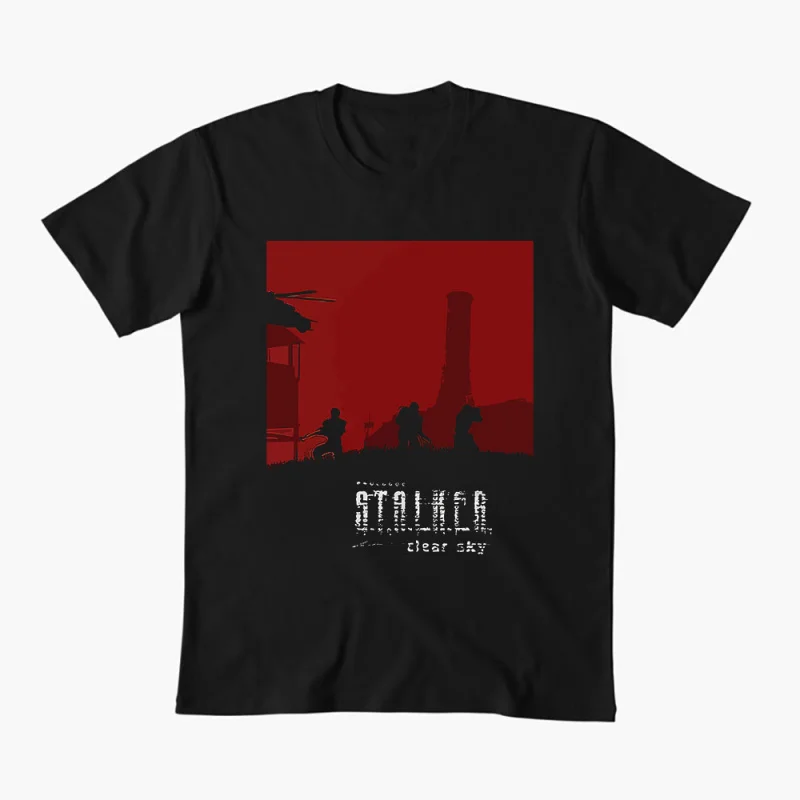 

S.T.A.L.K.E.R Clear Sky Gift t shirt Stalker Nuclear Disaster Zone Chernobyl Graphic Clothes Short Sleeve Tee All size top