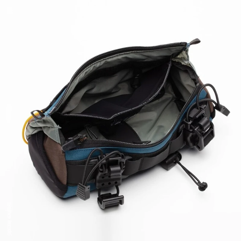 

Multi functional front bag storage reflective bicycle handlebar waterproof cylindrical bag