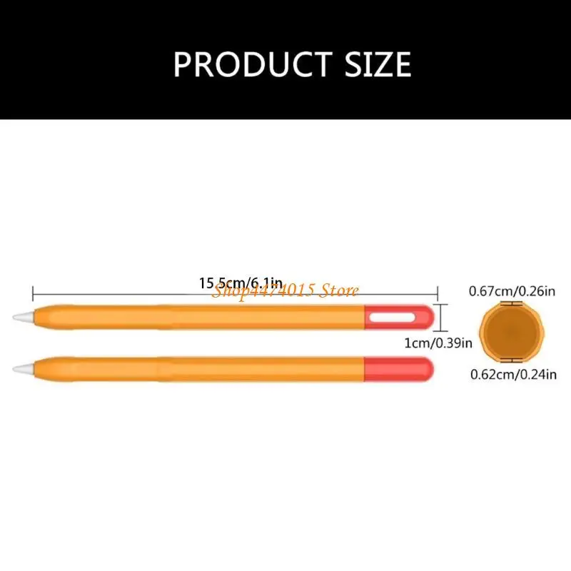 K1AA Soft Touches Silicone Grip Case para protetor caneta caneta para lápis