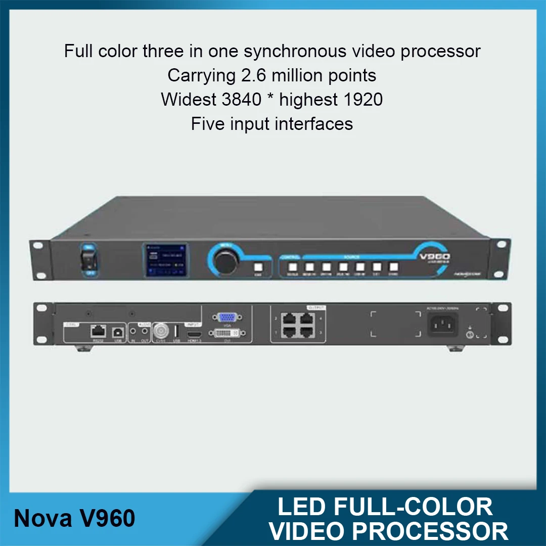 V760 V960 V1060n V1160 V1260n Full Color Video Processor LED Universal System for Business And Education