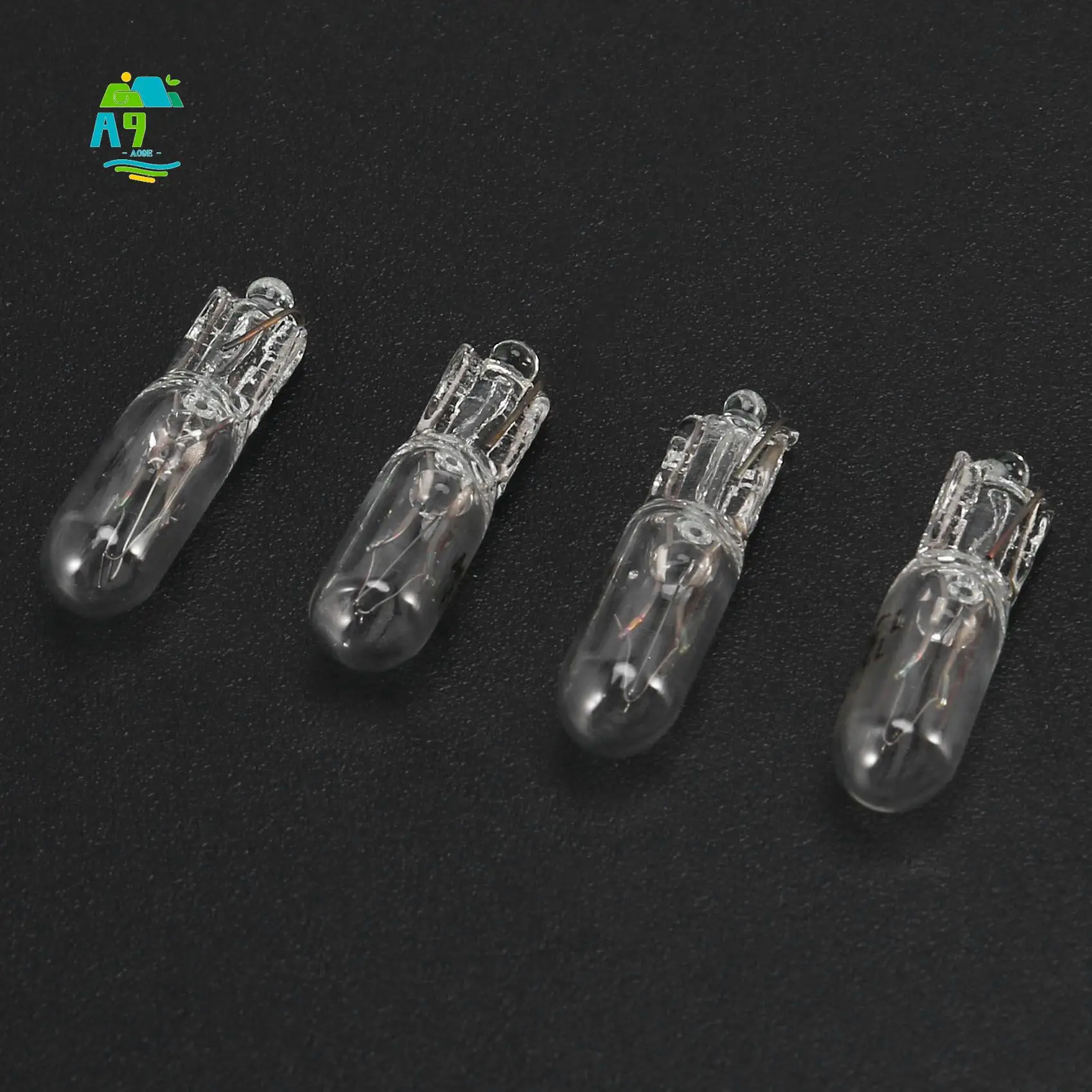 

A09E-10Pcs T5 17 86 206 286 Halogen Bulb Car Instrument Panel Lamp Auto Wedge Dashboard Lamp 1.2W 12V Light Source Warm White