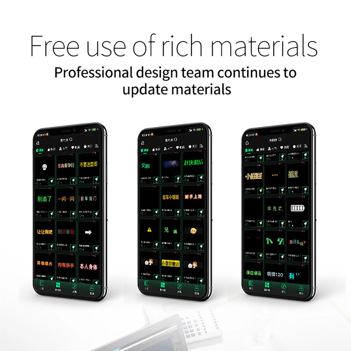 2 buah truk mata setan tampilan Led tanda Mobil animasi Led matriks Panel kontrol App DIY RGB dinamis fleksibel layar lampu Led mobil