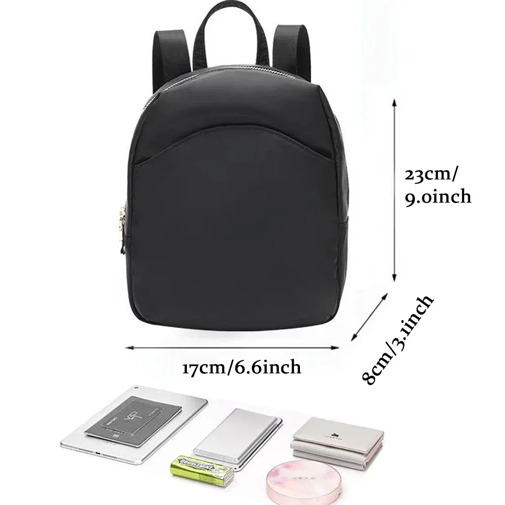 Women's Small Backpacks Female Bag Black Feminina Backpack Fashion Band Fruit Letter School Bags for Teen Girls Knapsack 2024