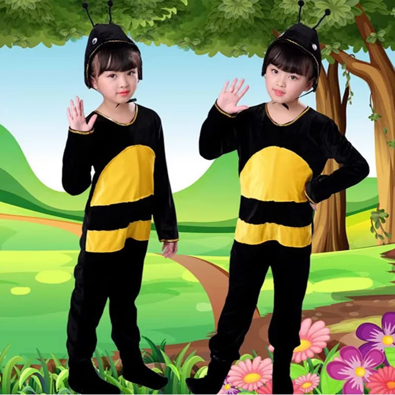 61 Children's Small Ant Performance Costume Kindergarten Text Play Animal Performance Costume Ant River Dance Stage Performance