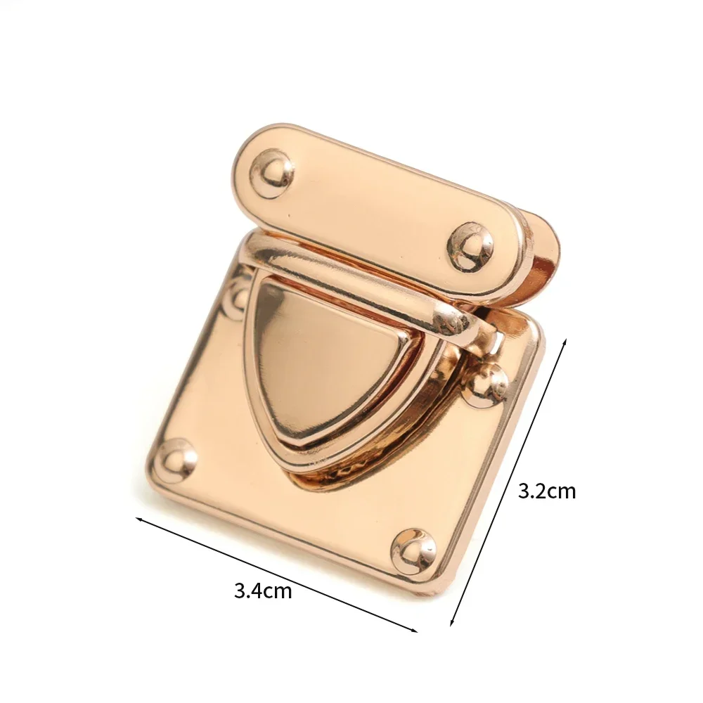 1/10pcs Metal Locks Bag Clasp Catch Buckles for Handbags Shoulder Bags Purse Totes Closures Snap Clasp DIY Craft Bag Accessories