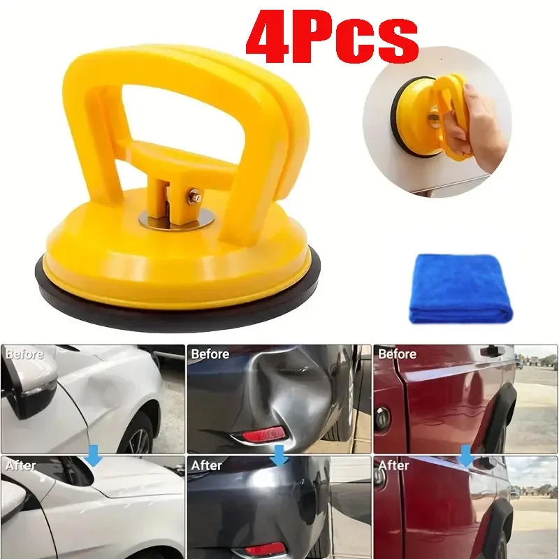 Car Dent Removal Handle LifterPowerful RemoverSuction Cup Puller And Paintless Repair Kit For Body DentGlassTiles Mirror Tools