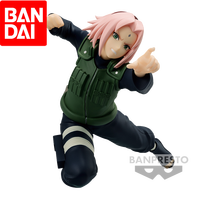 BANDAI Naruto Shippuden VS Series Haruno Sakura II Figure, PVC, 14cm, Battle Pose, Fan Collection, New Hot Sale