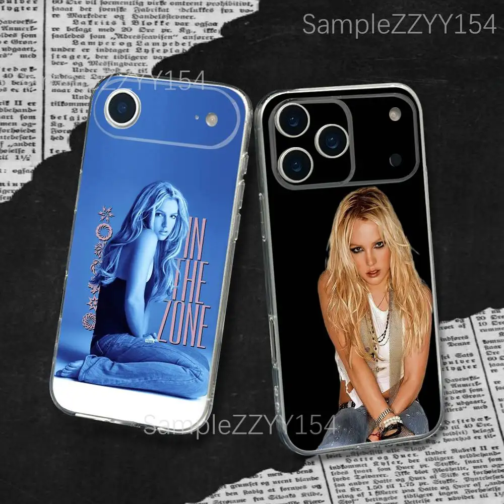 

B-Britney S-Spears In The Zone Phone Case For iPhone 17,16,15,14,13,12,11 Plus,Pro,Max,XR,XS,X,7,8 Plus,SE,Mini Transparent Soft