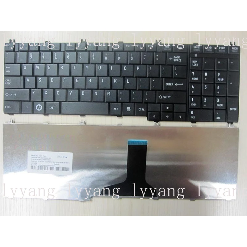

f New US black Keyboard For Toshiba Satellite L750 L750D L755 L755D L770 L770D