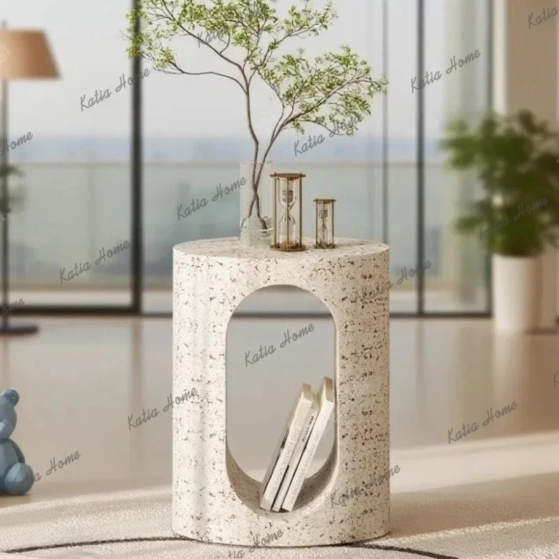 LSLiving Room Artistic Creativity Small Side Table Store Books Small Frame Modern Light luxury Home Use Decoration Small  Table