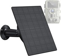 6V 12V Solar Battery Charger For Security Camera Portable Solar Power Bank 5V USB TypeC Outdoor 5W Solar Panel Battery Charger
