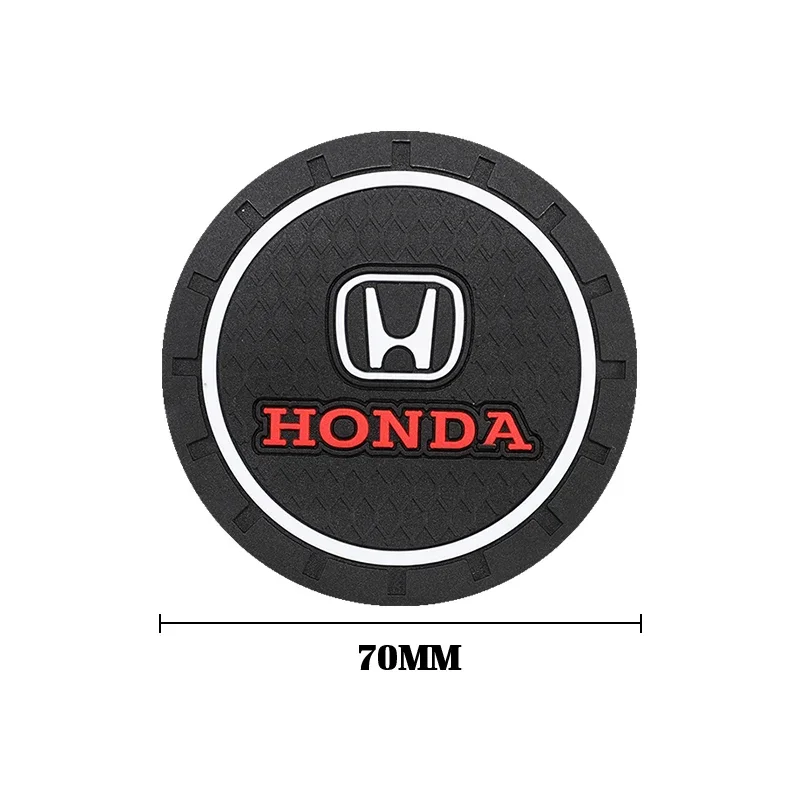 2 قطعة قاعدة أكواب السيارة البلاستيكية سيارات كأس الماء حصيرة مكافحة زلة وسادة اكسسوارات لهوندا سيفيك صالح الجاز أكورد الطيار CRV أوديسي جواز السفر #5