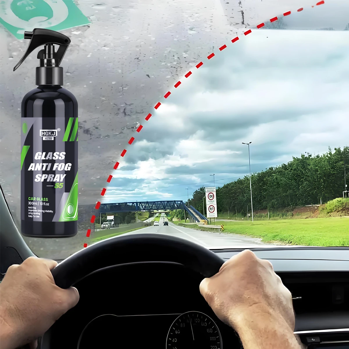 Car Glass Anti Fog Agent Winter Longlasting Prevents Fogging Clear Vision Interior Windshield Auto Accessory Car Care Product S5