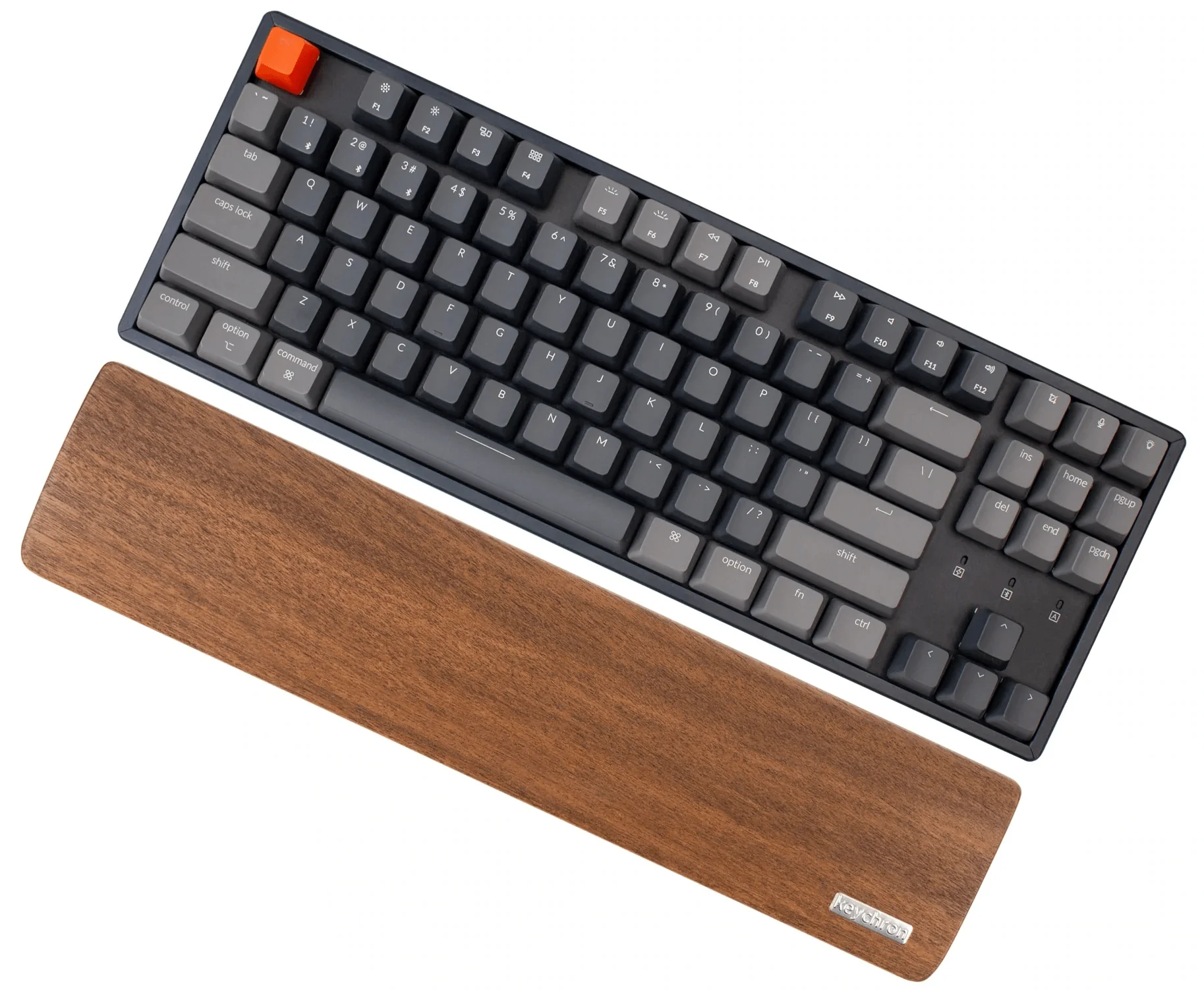Keychron K8 Kayu Palm Rest untuk K8 Bluetooth Keyboard Mekanik