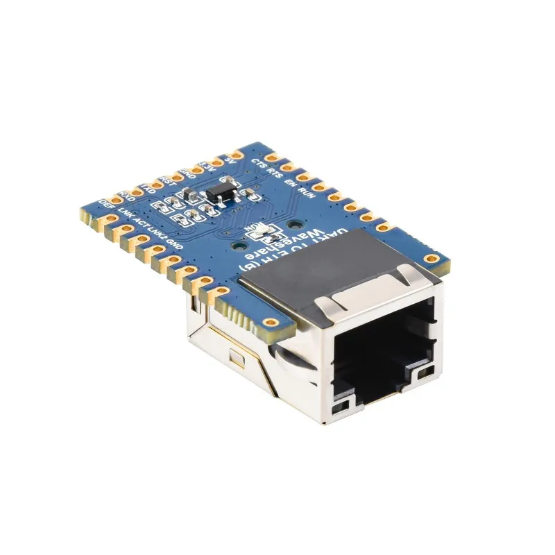 Highly Integrated TTL UART to Ethernet Module Castellated Holes Immersion Gold for IoT Maker DIY