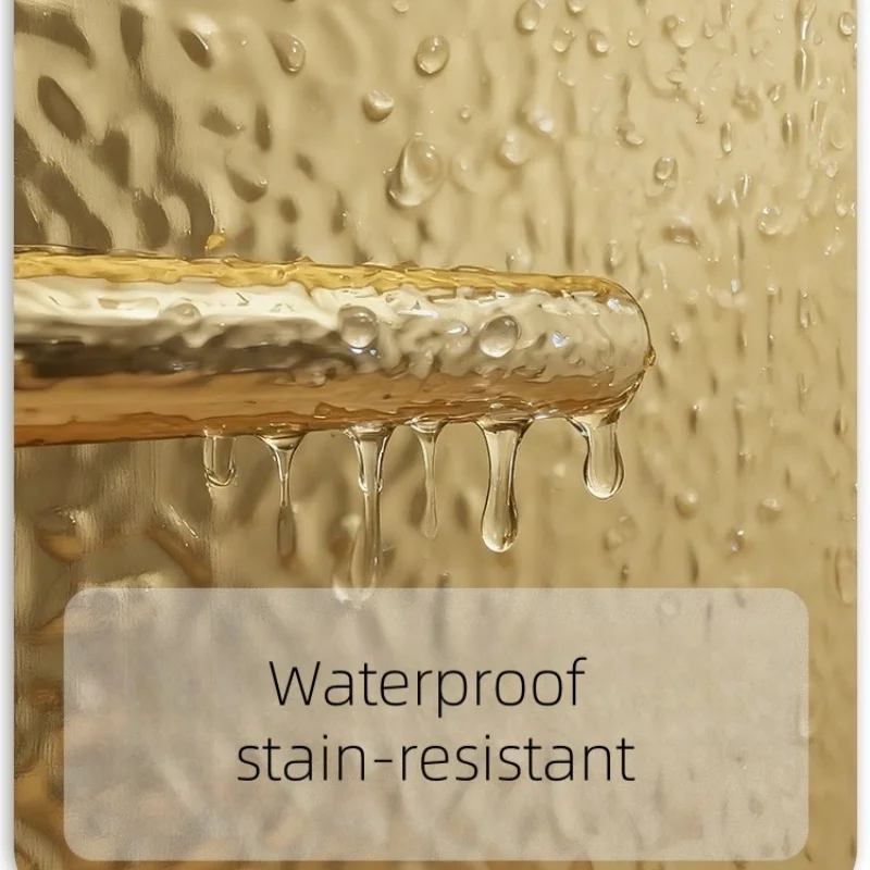 

Reflective Mirror Water Ripple 3D Texture Wallpaper with Adhesive Backing Foam Wall Sticker Decoration Wall Living Room Kitchen