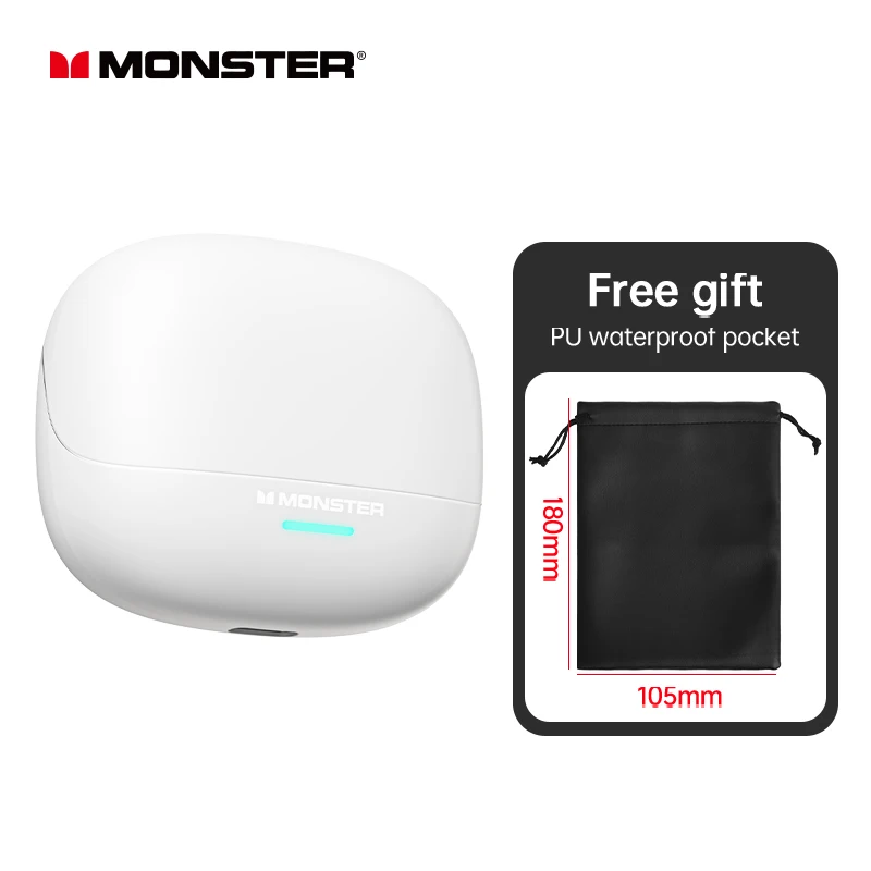 モンスター MQT52 TWS Bluetooth 5.4 イヤホンゲームノイズ