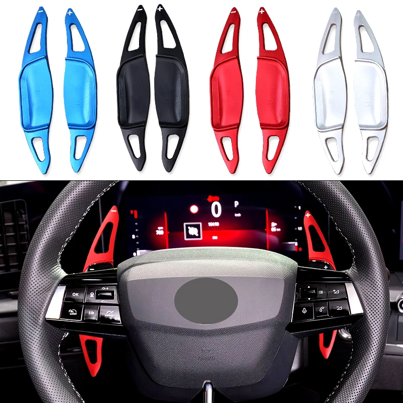 

For Opel Alloy Shifter Paddle Vauxhall Astra L 2022-2025 Combo Zafira Vivaro Frontera 2024 Mokka Car Steering Wheel Shift Paddle