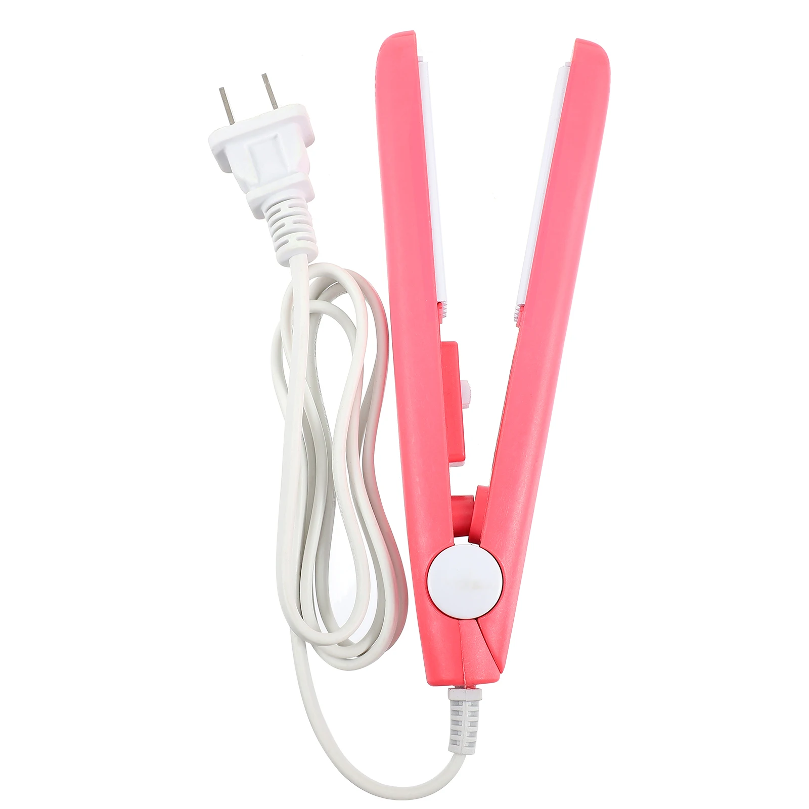 

Portable Hair Curler Straightener Fast Heating Travel Size Lightweight PVC Alloy Hairstyling Tool For All Hair Types